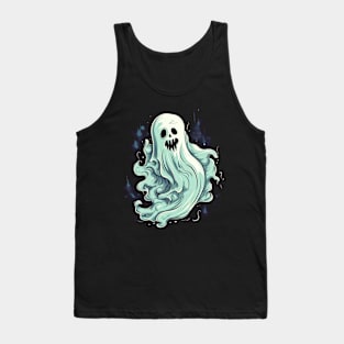 Eerie Halloween Ghoul Art - Spooky Season Delight Tank Top